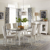 Transitional 7-Piece Dining Set