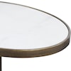 Uttermost Accent Furniture - Occasional Tables Jessenia White Marble Accent Table