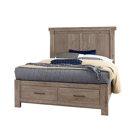 King Storage Bed