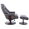 Progressive Furniture Lindley Recliner and Ottoman