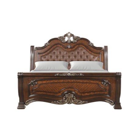 Queen Sleigh Bed