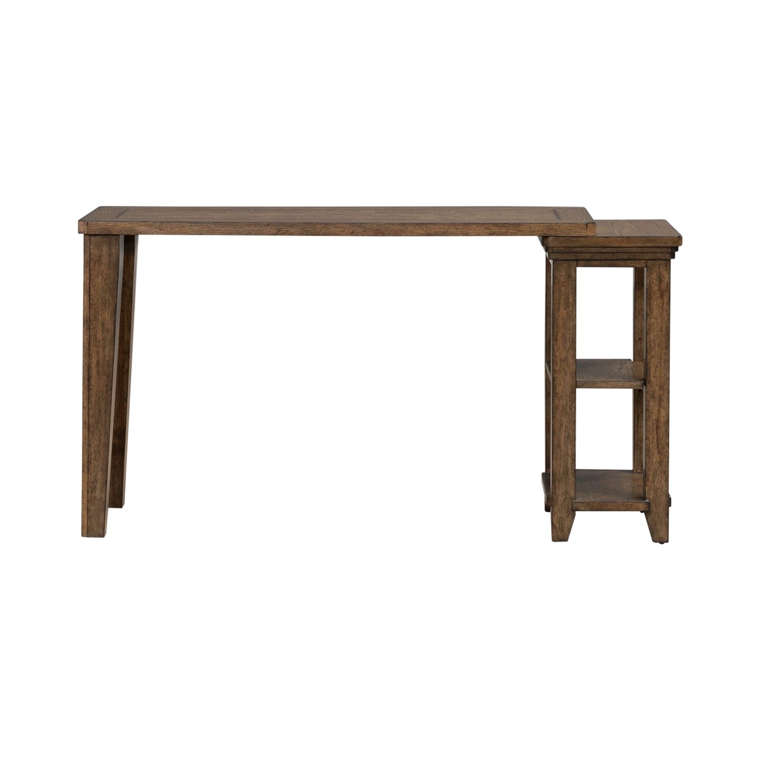 Liberty Furniture Carolina Park 56" Wood Console Table with Open Shelving