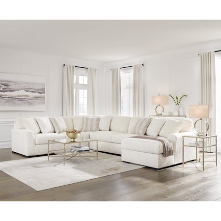 4-Piece Sectional With Chaise