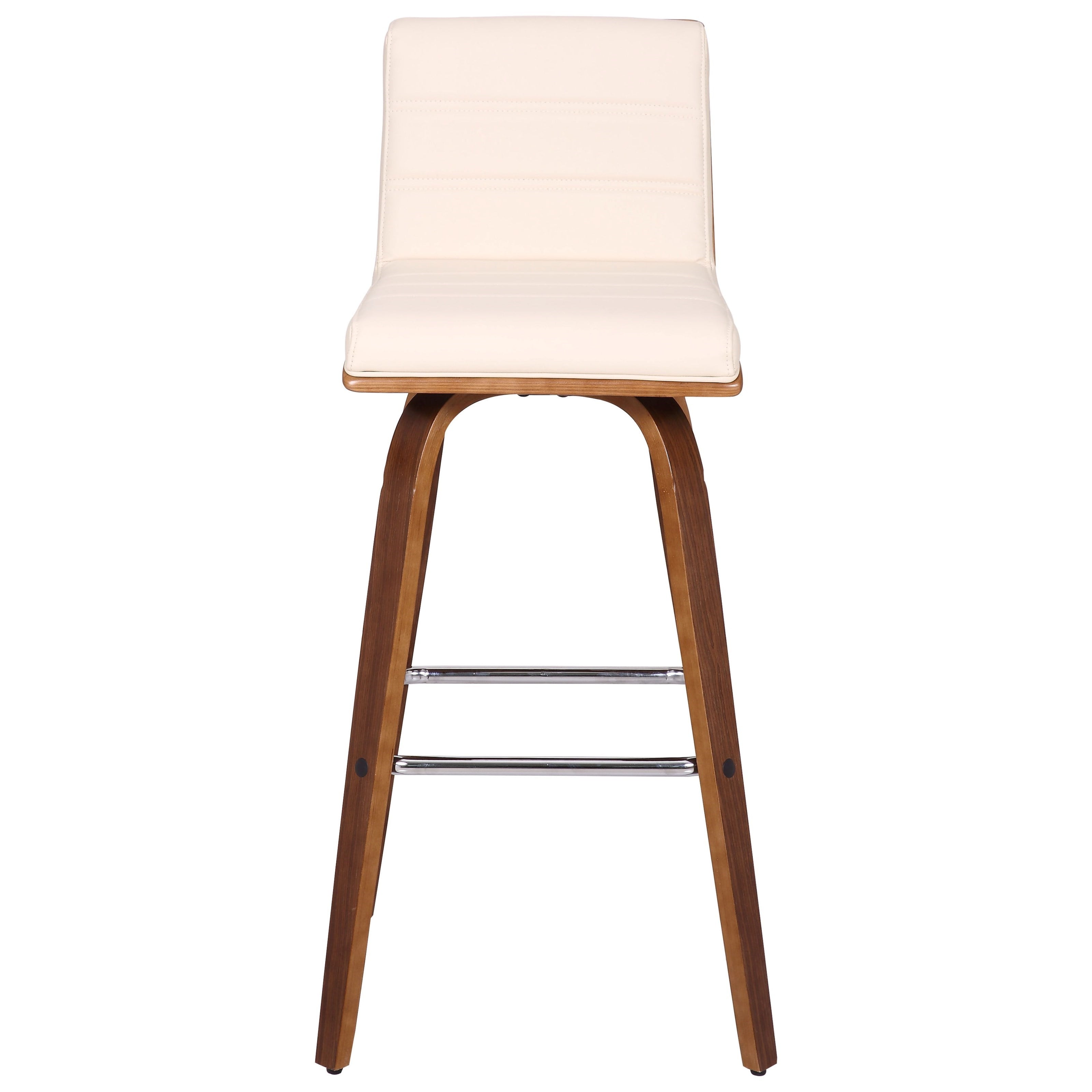 Armen Living Vienna Upholstered Swivel Barstool