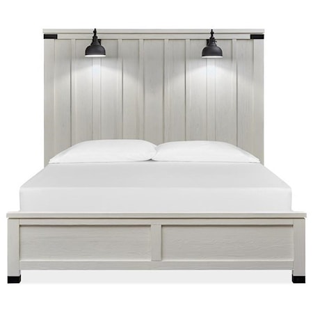 King Panel Bed