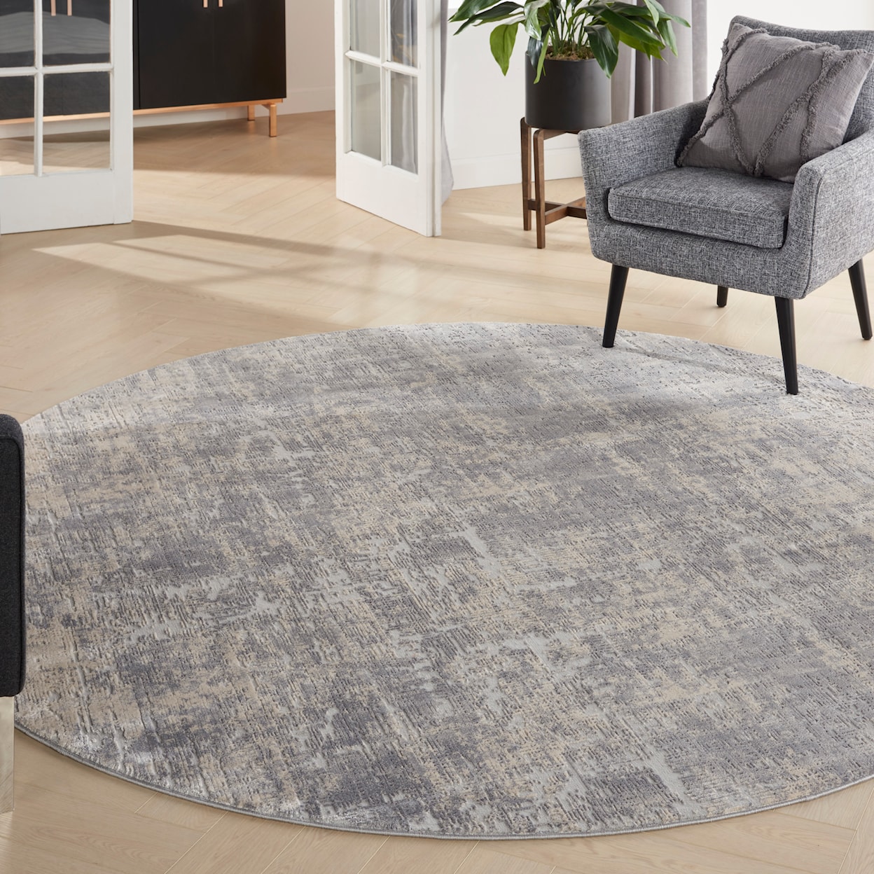 Nourison Rustic Textures 7'10" Round  Rug