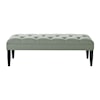 Elements International Deegan Upholstered Bench