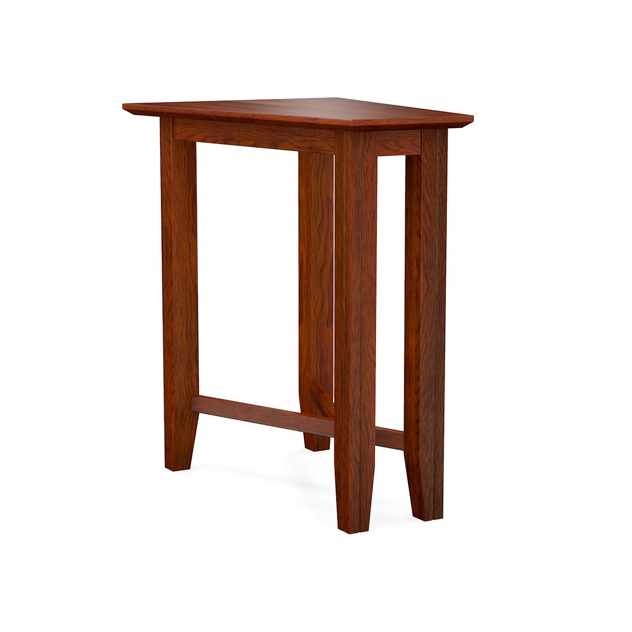 Durham Solid Accents Eclectic Wedge Table