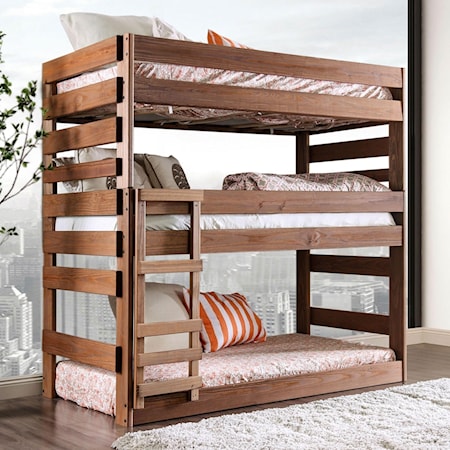 Twin Triple Decker Bed