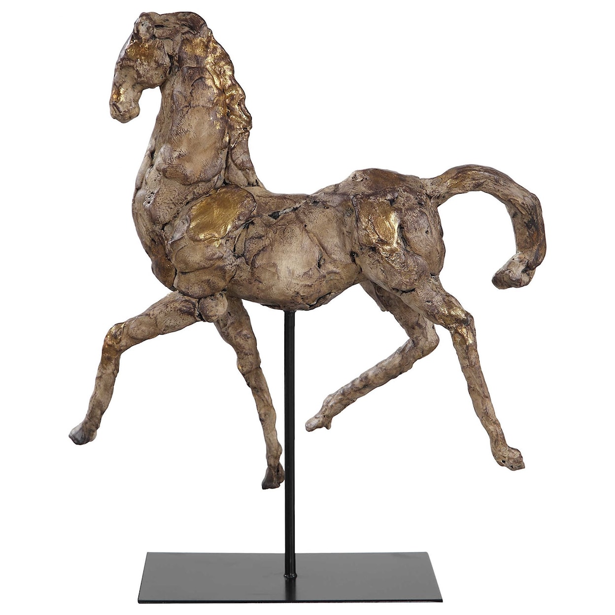 Uttermost Accessories - Statues and Figurines Caballo Dorado Horse Sculpture