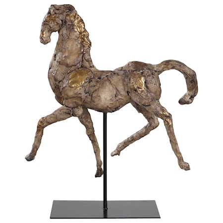 Caballo Dorado Horse Sculpture