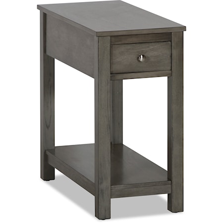 Contemporary One Drawer End Table