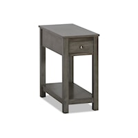 Contemporary One Drawer End Table