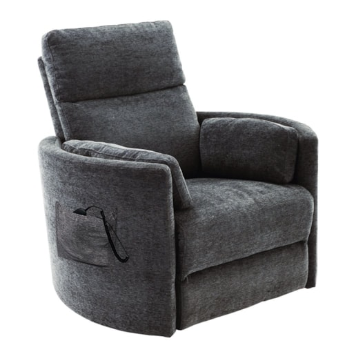 Casual Power Lift Recliner with Side Pocket
