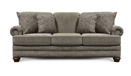 Traditional Sofa with Nailhead Trim