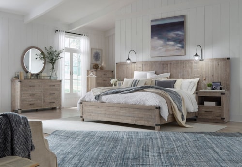 Rustic Farmhouse 6-Piece Queen Bedroom Set