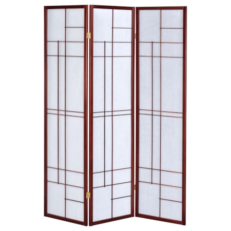 3-Panel Room Divider Folding Shoji Screen