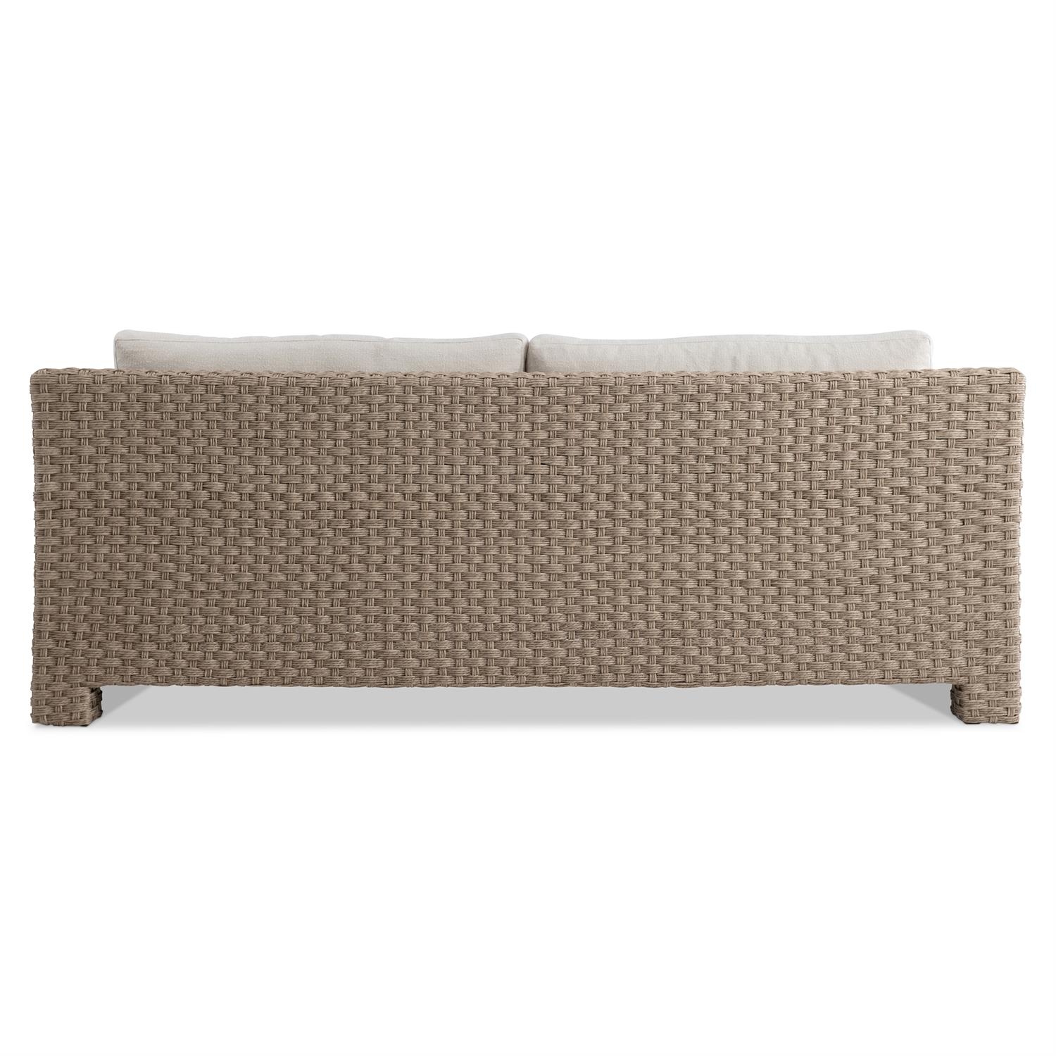 Woven Outdoor Sofa w/T-Cushions