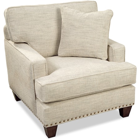 Customizable Accent Chair with Nailheads