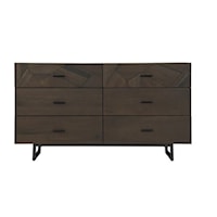 Contemporary 6-Drawer Dresser