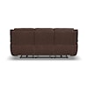 Flexsteel Beau Power Reclining Sofa with Power Headrests