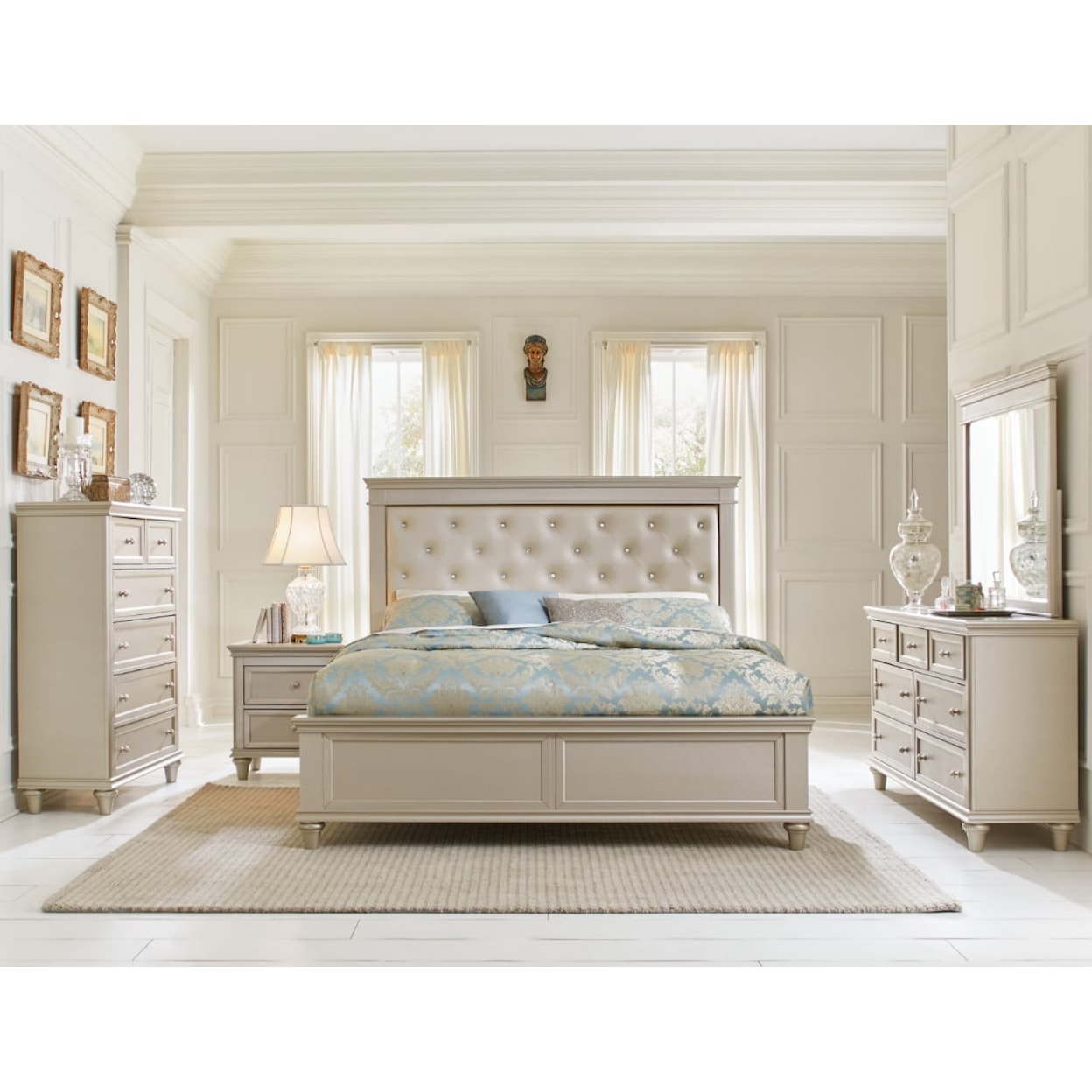 Homelegance Celandine King Panel Bed