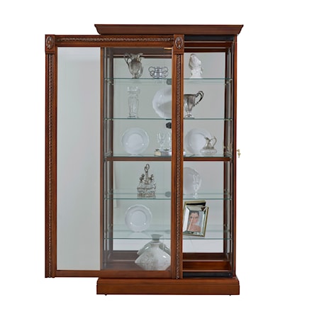 Two-Way Sliding Door Curio Cabinet