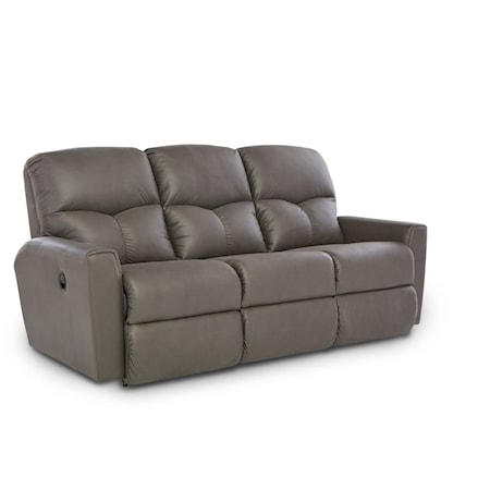 Power Reclining Sofa w/ Headrest &amp; Lumbar