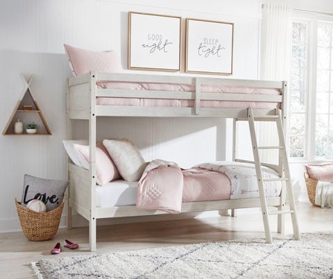 Ashley twin over discount full bunk bed