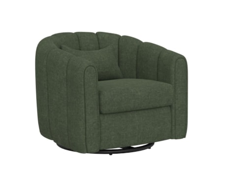 Contemporary Swivel Glider Armchair