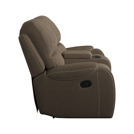 Reclining Console Loveseat