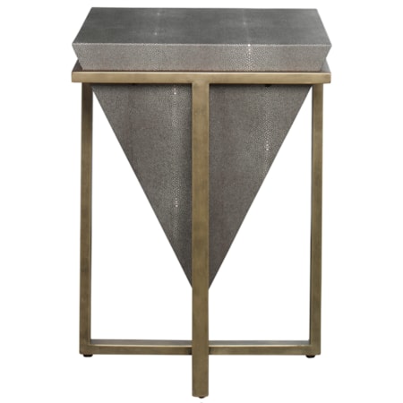 Bertrand Shagreen Accent Table