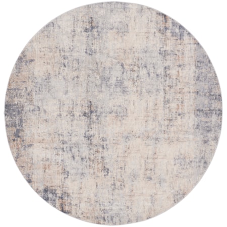 7'10" Round  Rug