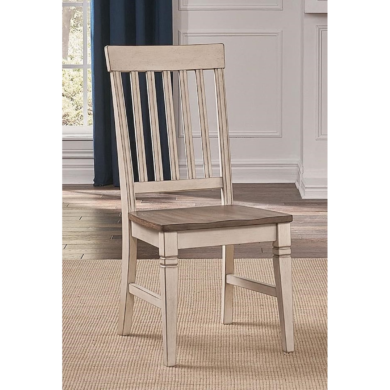 A-A Beacon Slatback Side Chair