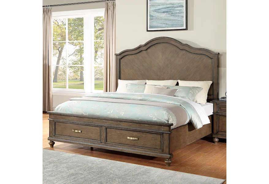 Canterbury California King Bed by New Classic at A1 Furniture & Mattress