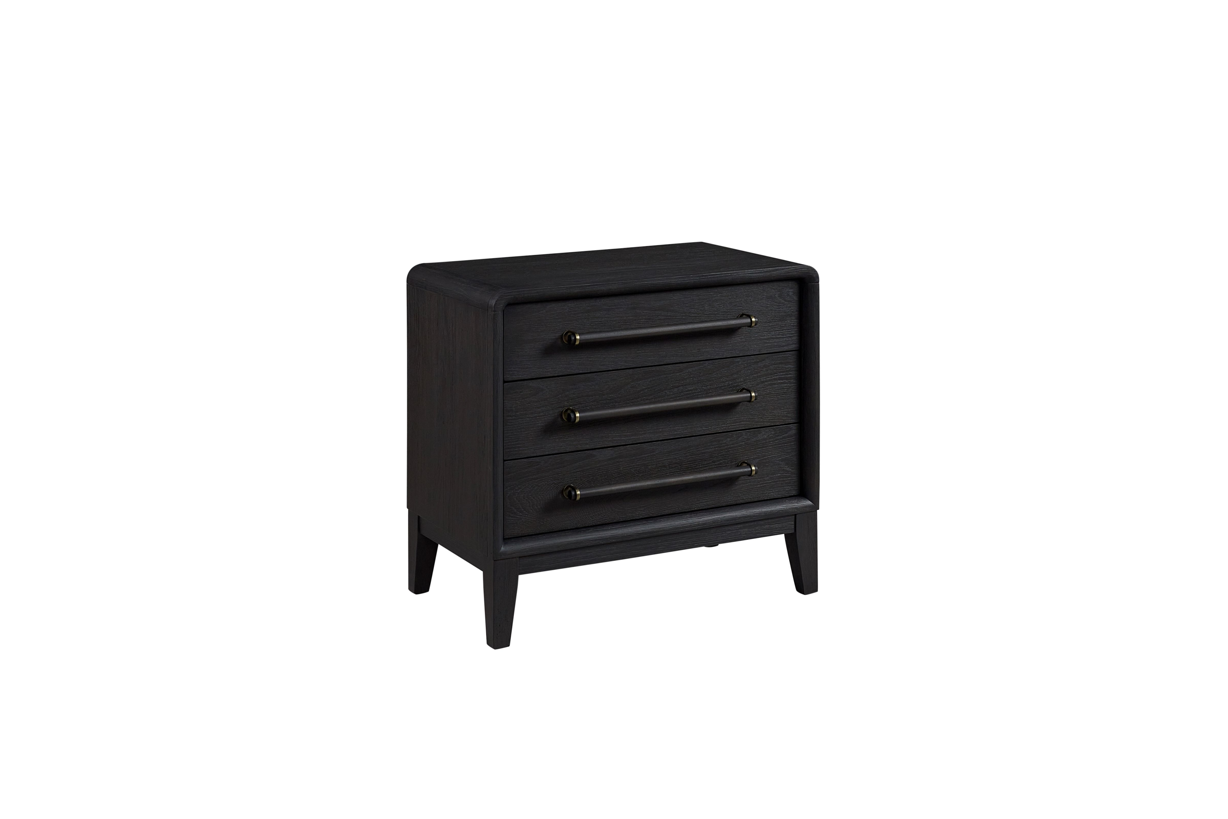 3-Drawer Nightstand w/USB Port
