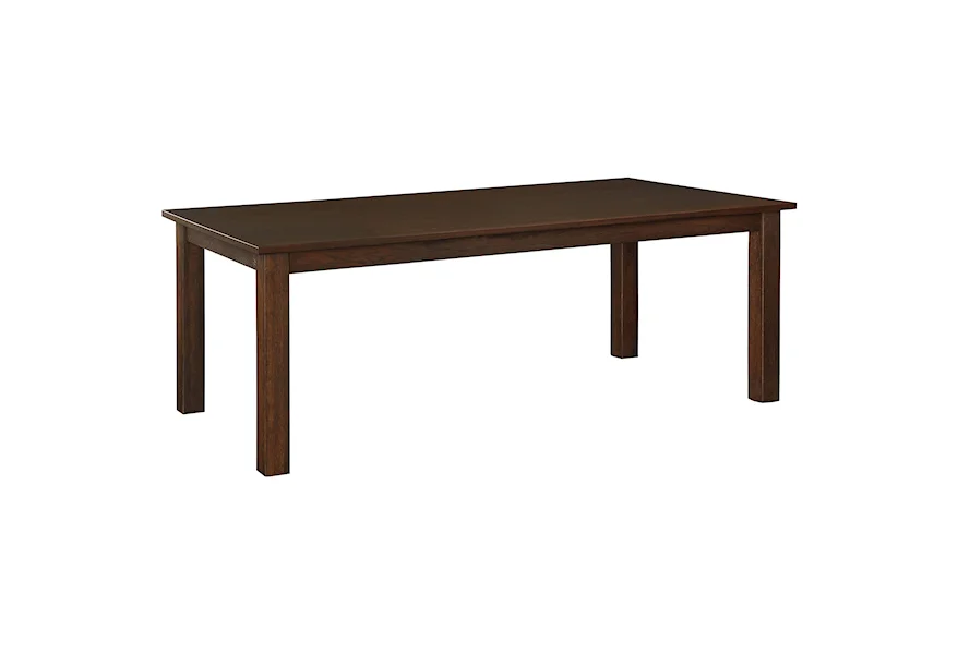 BenchMade 78" Dining Table by Bassett at Esprit Decor Home Furnishings