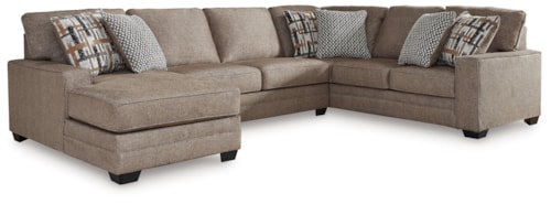3-Piece Sectional With Chaise