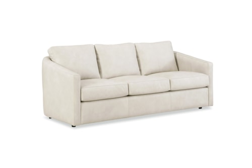 Transitional Sofa with Sloped Arms
