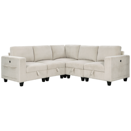 5-Piece Sectional Sofa