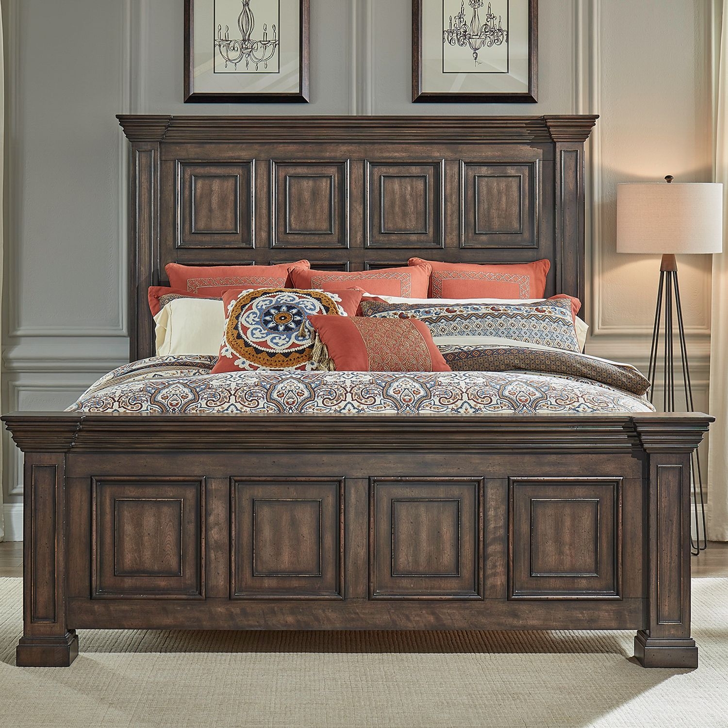 King Panel Bed