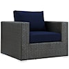 Modway Sojourn Outdoor 3 Piece Sectional Set