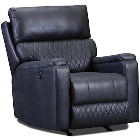 Recliner with Diamond Stitching