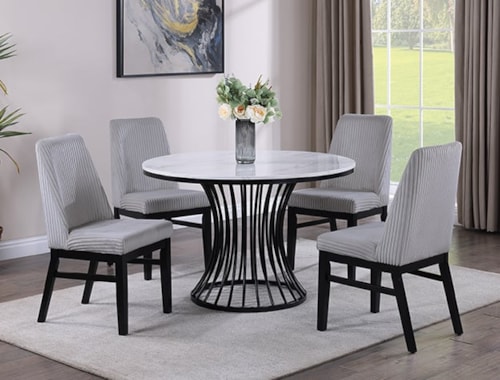 Contemporary 5-Piece Dining Set