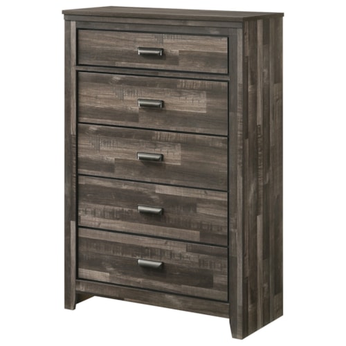 Contemporary 5-Drawer Chest