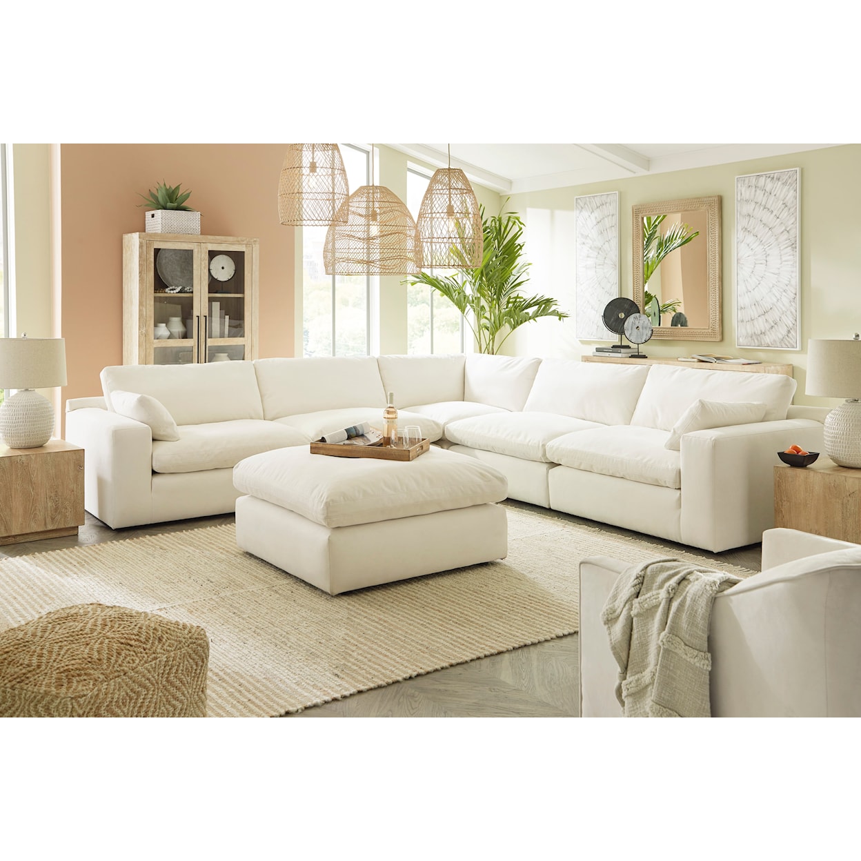 Signature Design by Ashley Next-Gen Gaucho 5-Piece Sectional