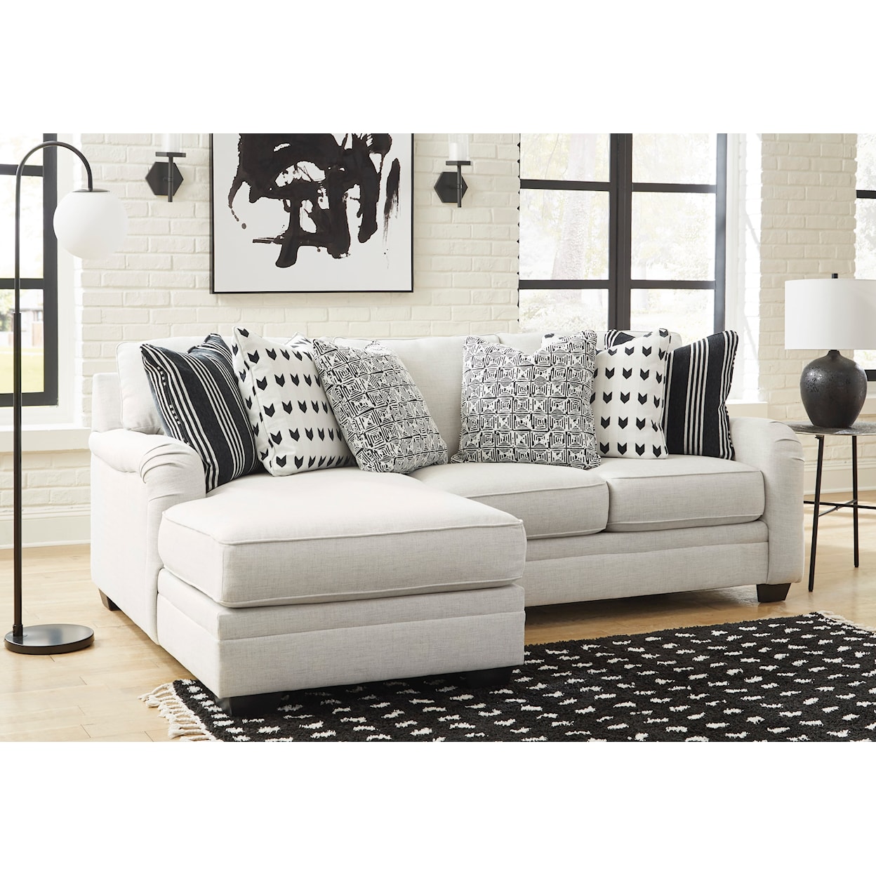 Ashley Furniture Signature Design Huntsworth 2-Piece Sectional with Chaise