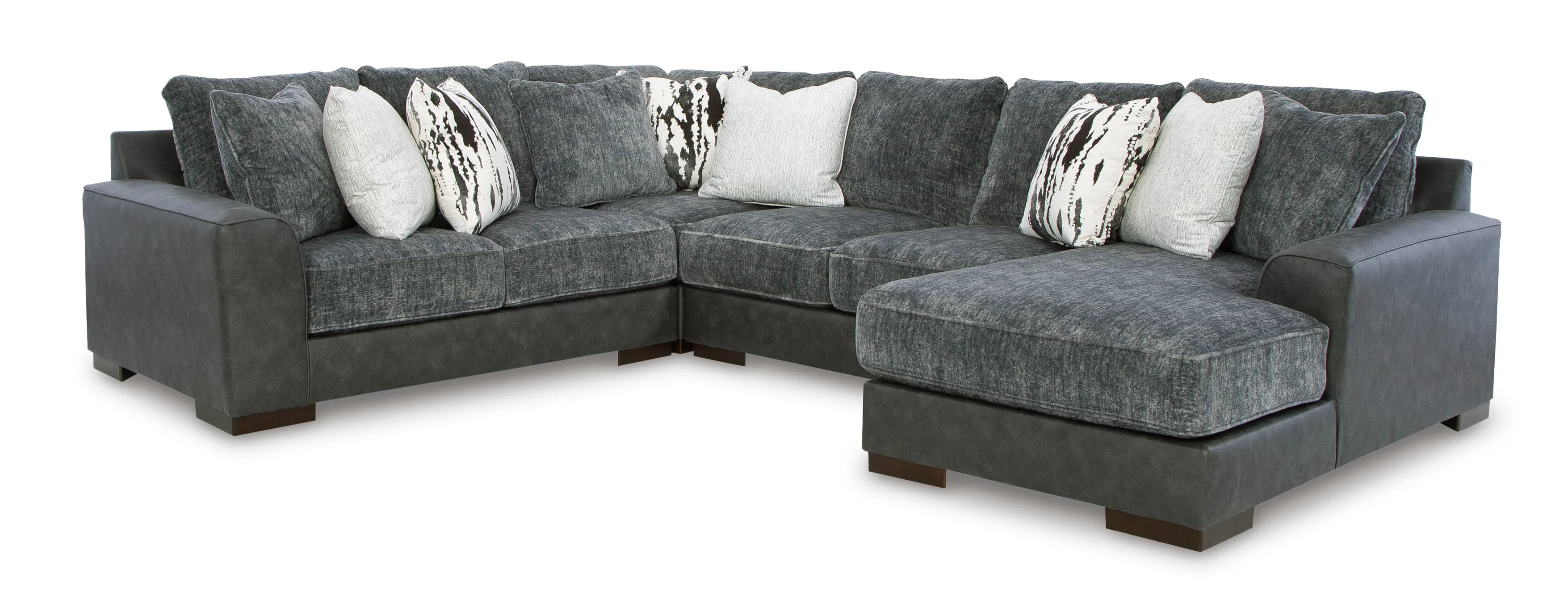 StyleLine Larkstone 17402S7 Contemporary 4Piece Sectional Sofa with