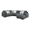 Signature Design Larkstone Sectional Sofa with Chaise