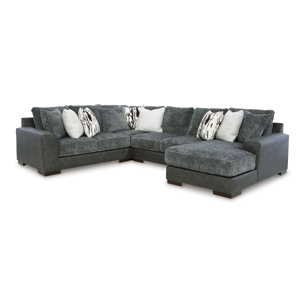 Ashley Furniture Signature Design Larkstone Sectional Sofa with Chaise